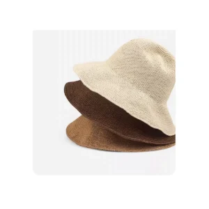 Handmade raffia straw hat product image