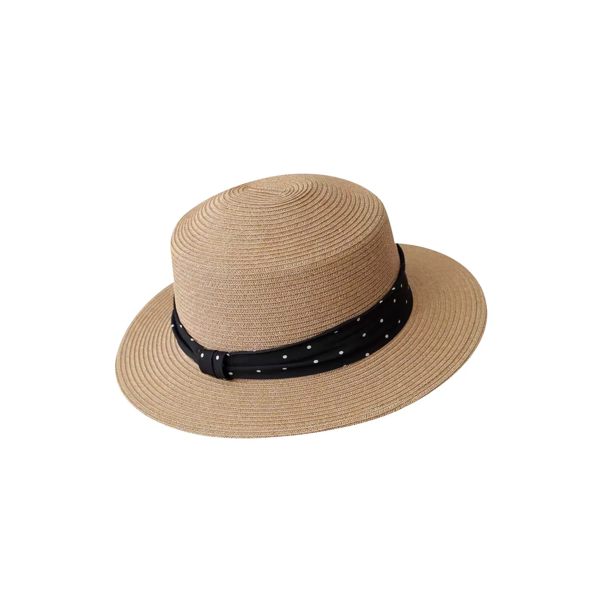 Resort Style Straw Hat 48 Resort Style Straw Hat 48 made with natural raffia and woven straw for summer resort collections