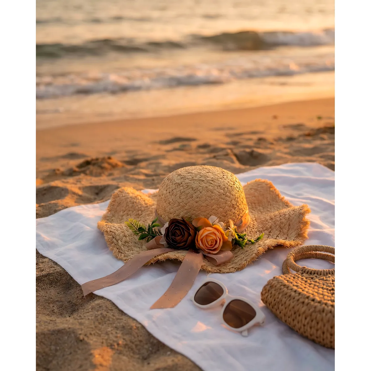 Natural Raffia Straw Hat 57 Natural Raffia Straw Hat 57 made with natural raffia and woven straw for summer resort collections