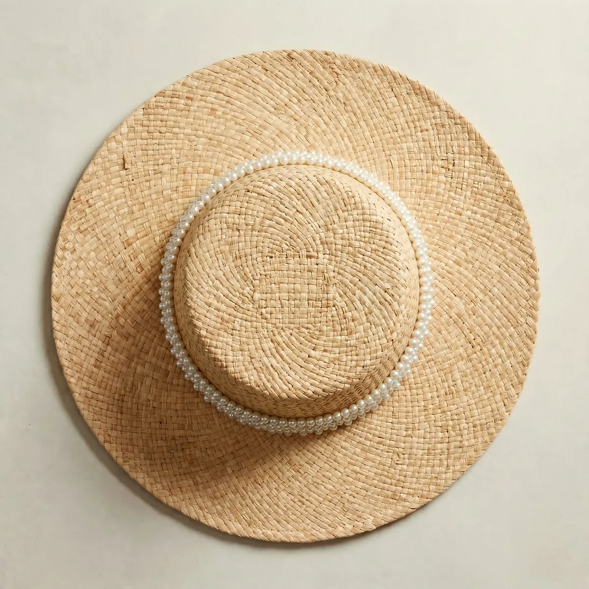 Packable Vacation Straw Hat 69 Packable Vacation Straw Hat 69 made with natural raffia and woven straw for summer resort collections