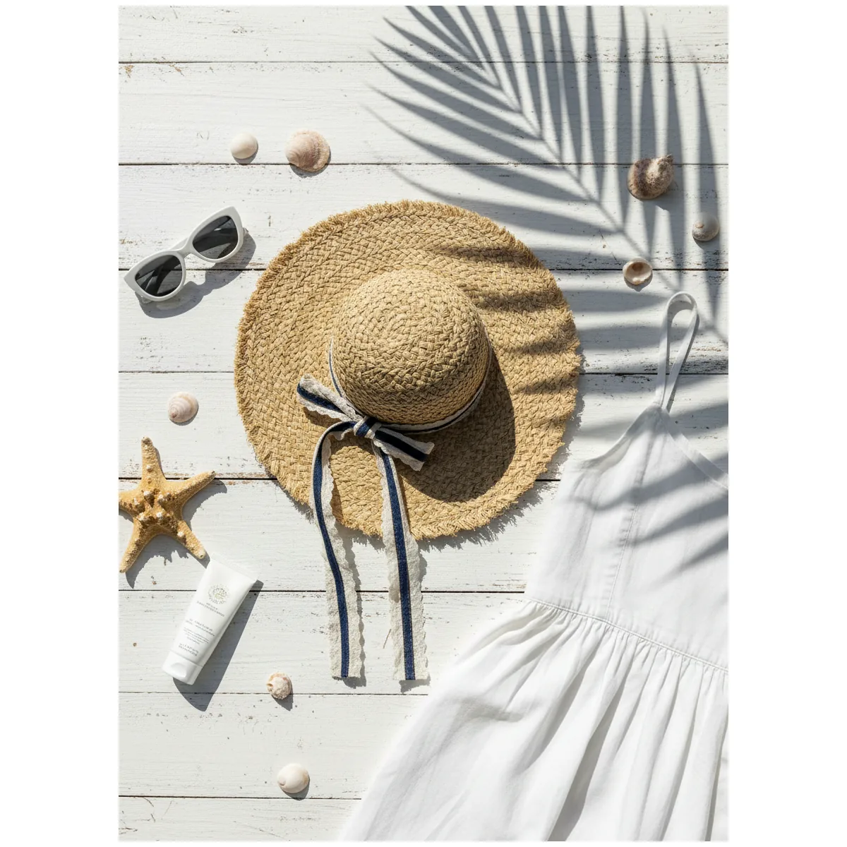 Wide Brim Summer Straw Hat 82 Wide Brim Summer Straw Hat 82 made with natural raffia and woven straw for summer resort collections