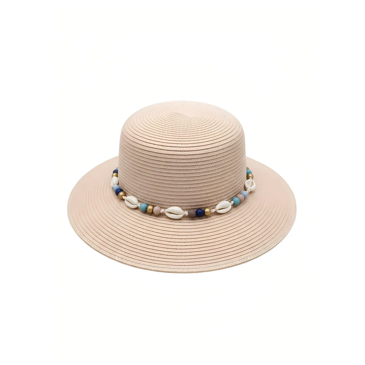Wide Brim Summer Straw Hat 98 Wide Brim Summer Straw Hat 98 made with natural raffia and woven straw for summer resort collections