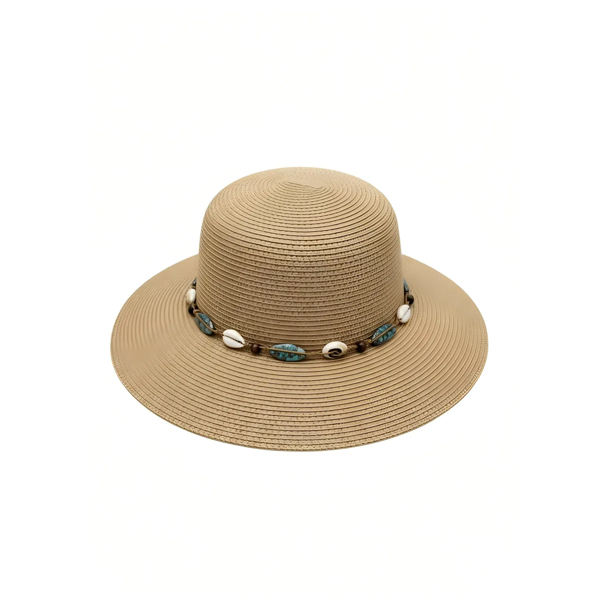 Packable Vacation Straw Hat 101 Packable Vacation Straw Hat 101 made with natural raffia and woven straw for summer resort collections